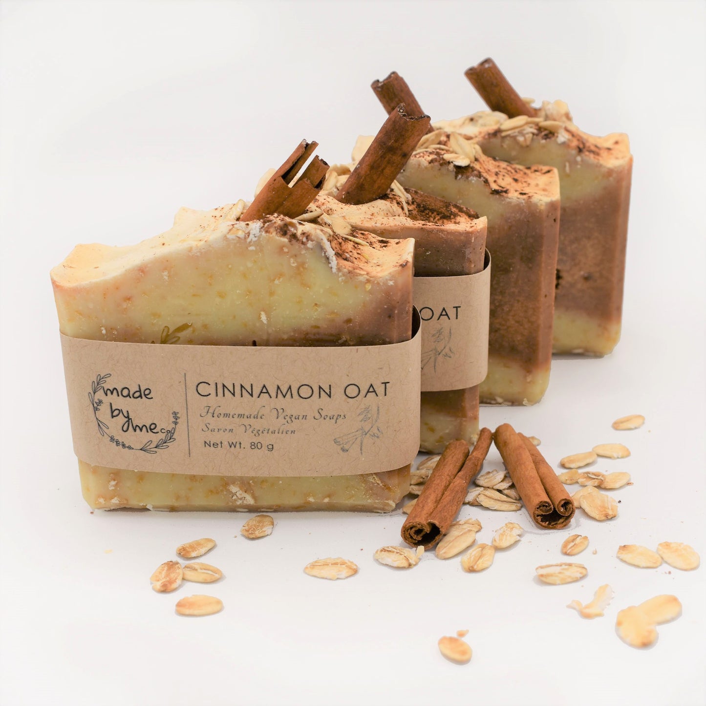 Oatmeal Cinnamon Natural Handmade Soaps