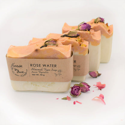 Rose Water Vegan Handmade Soaps